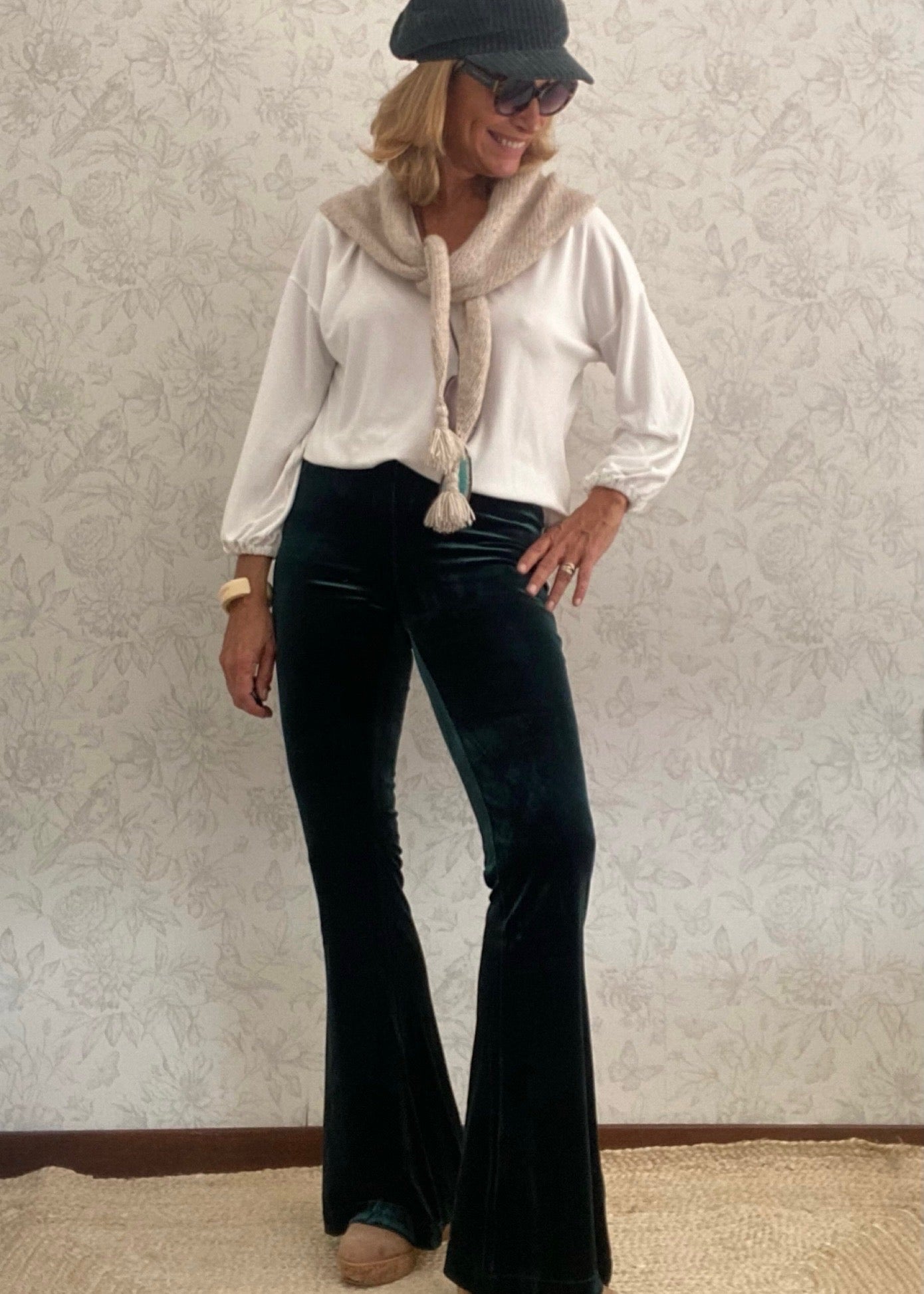 PANTALÓN VELVET CAMPANA OI23
