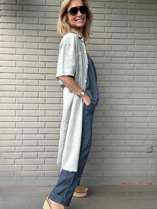 Camisola larga BOLSILLO V25