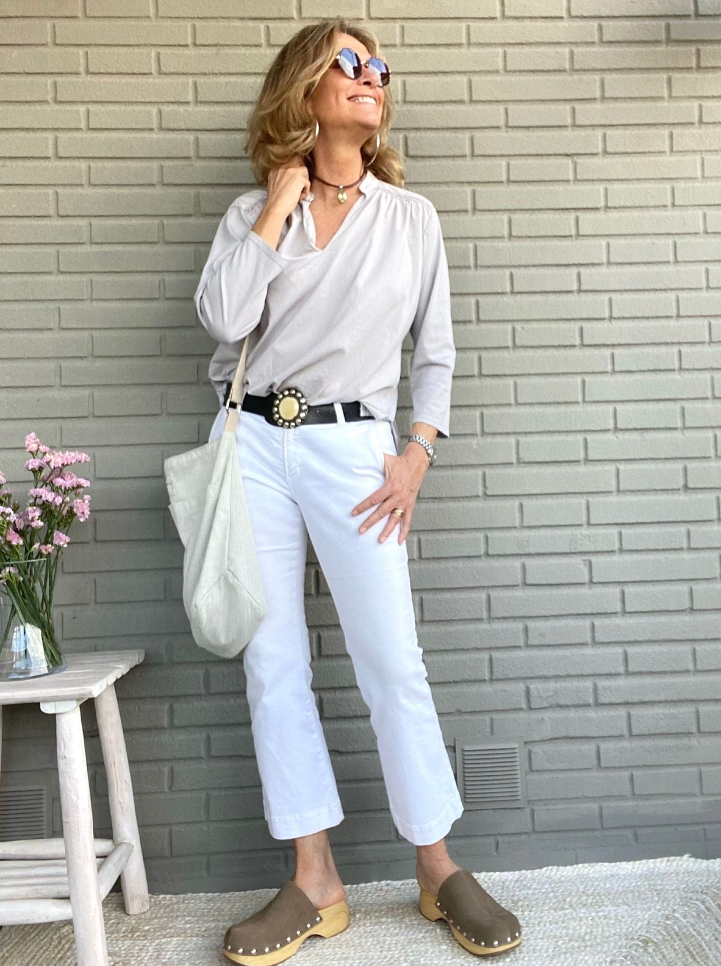PANTALÓN CAPRI BLANCO PV23