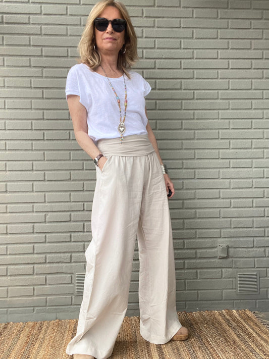 Pantalón ancho ALGODÓN V25