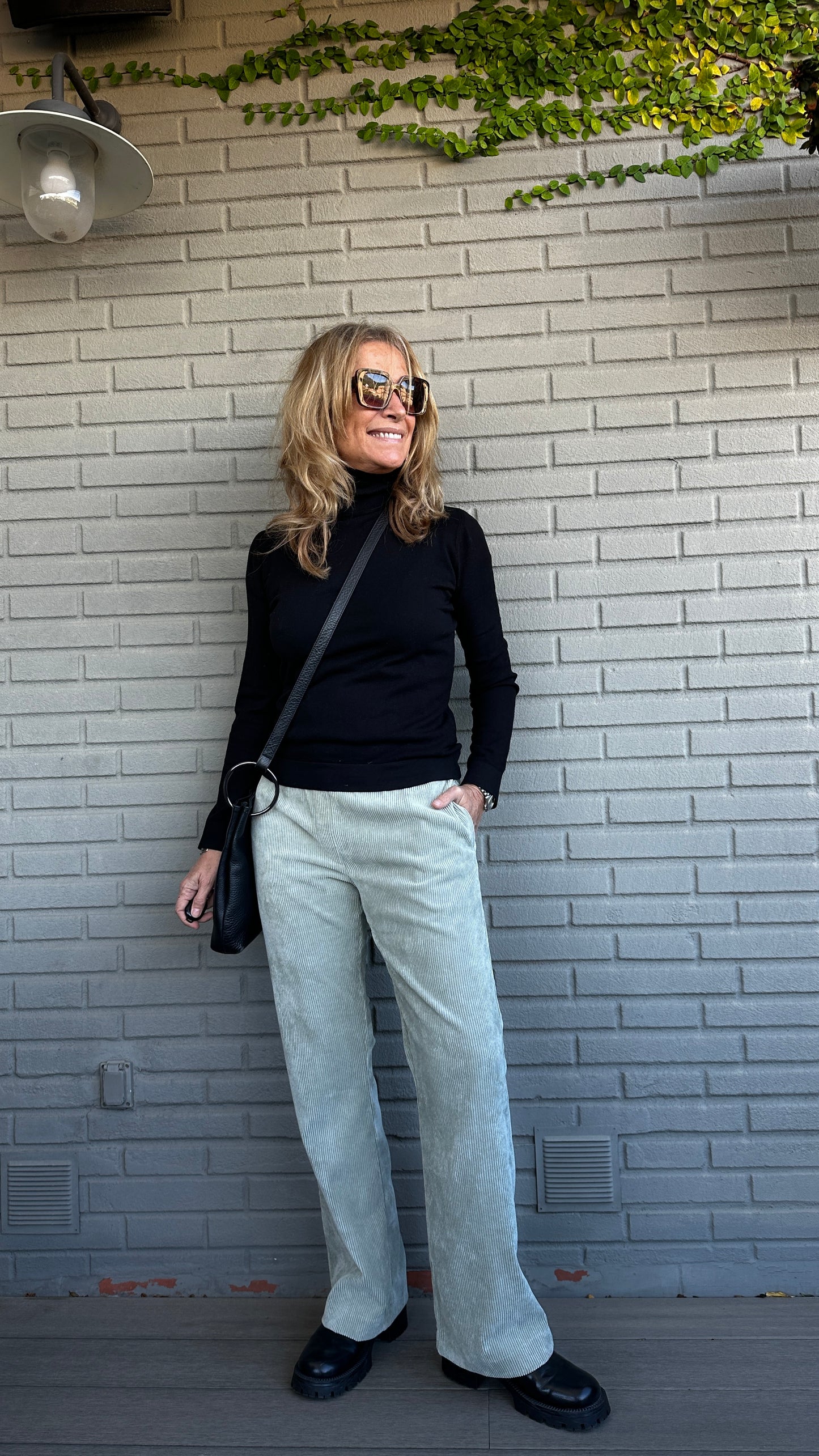 PANTALÓN PANA GOMA  SEAGRASS