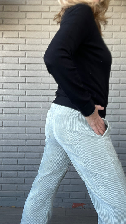 PANTALÓN PANA GOMA  SEAGRASS