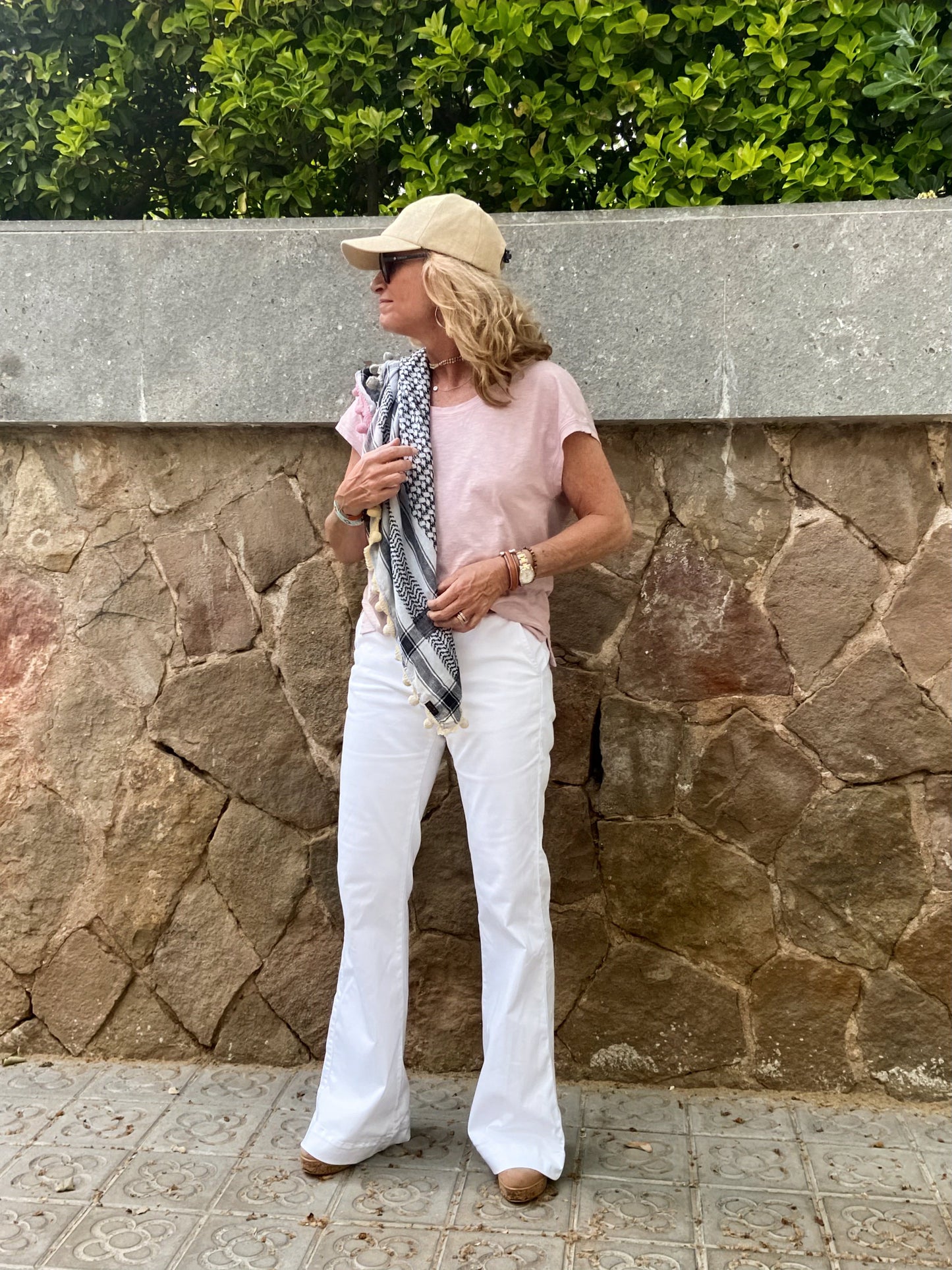 Pantalón CAMPANA BLANCO V25