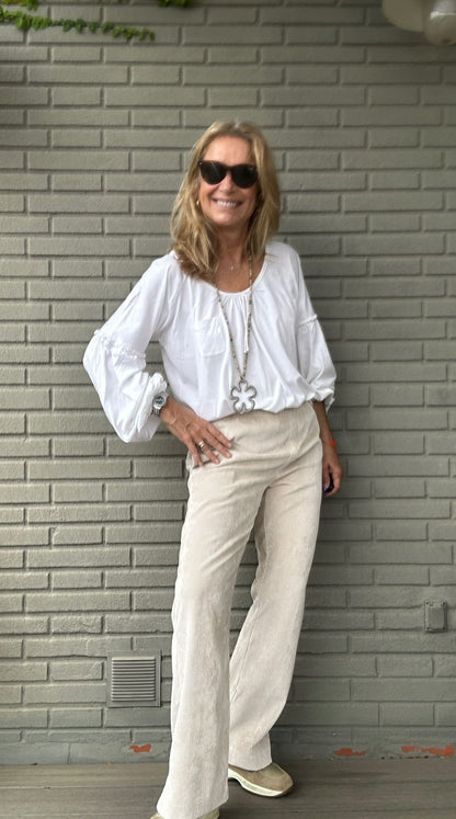 PANTALÓN PANA GOMA LANA