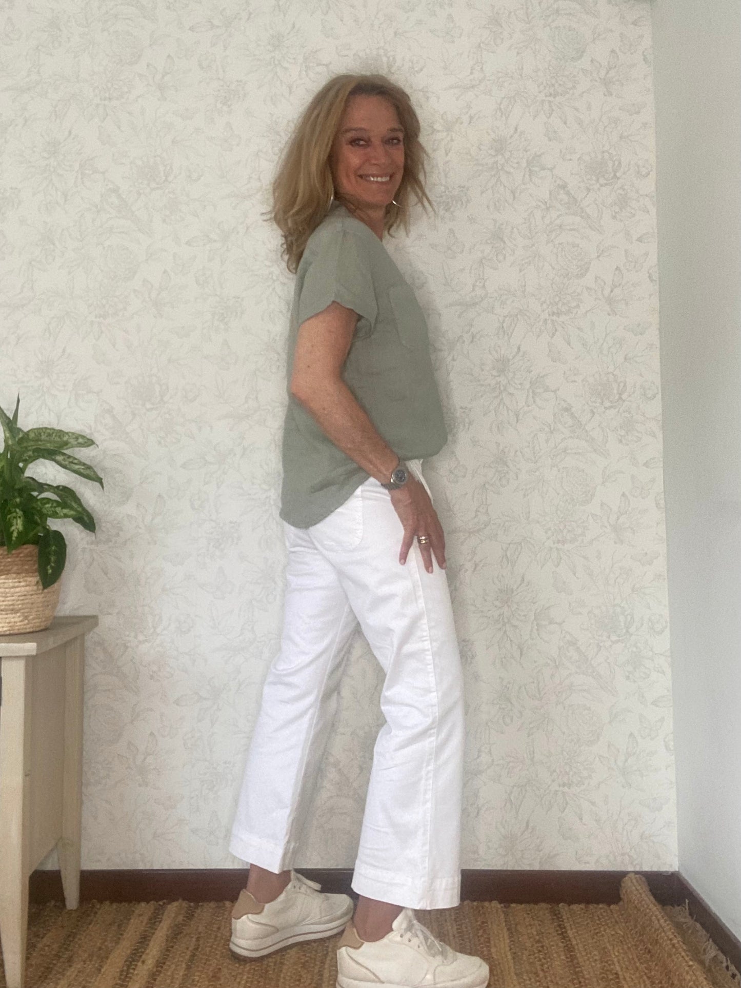 Pantalón CAPRI BLANCO V25