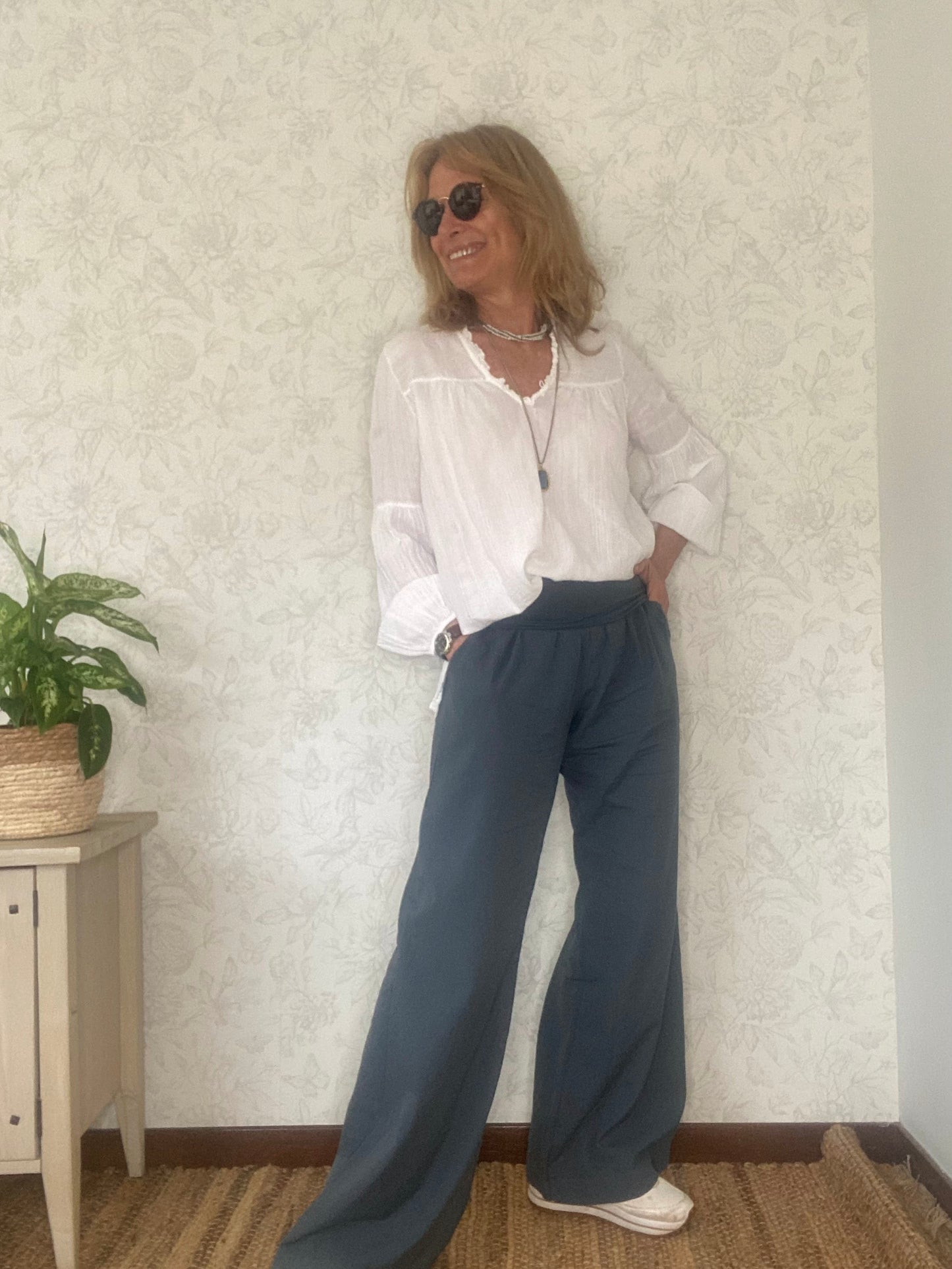 Pantalón ancho ALGODÓN V25